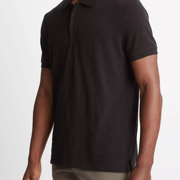 BLACK VINCE 100% Cotton Slub Jersey Polo (3 PACK)! Size XL - Picture 8 of 9
